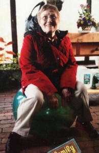 My Grandma at 88 on a Stability Ball.
