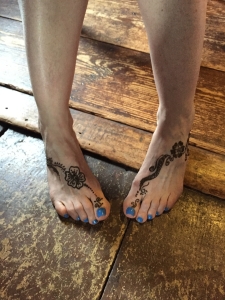 Henna Feet