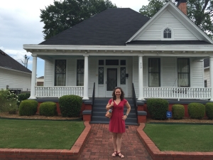 Outside the Dexter Parsonage Museum, MLK's home in Montgomery.