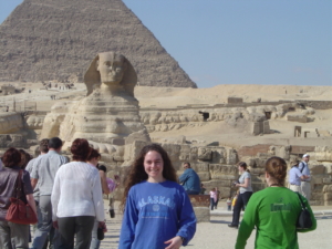 Living a dream of seeing the pyramids.