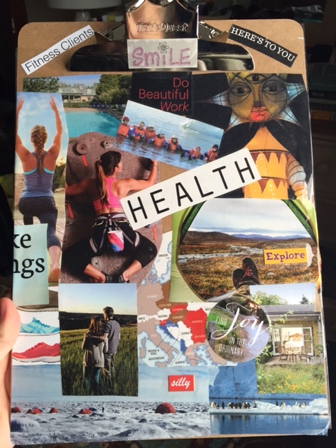 Finallymy very first Vision Board 2022 ! - My Fit Station