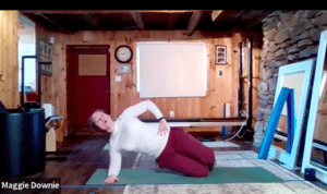 Maggie's virtual Pilates